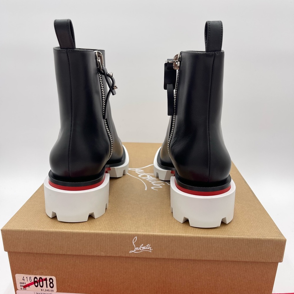 CHRISTIAN LOUBOUTIN Maxiboot Leather Chelsea Boots 39.5 - Picture 5 of 9